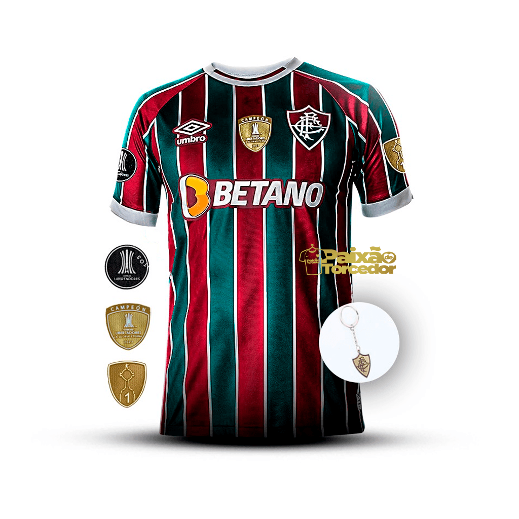 Fluminense Home 2023/24 Patchs Libertadores – Fan Version