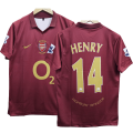 Arsenal Henry 2005-06 Embroidery Home Jersey  Retro Collection
