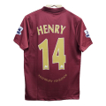 Arsenal Henry 2005-06 Embroidery Home Jersey  Retro Collection