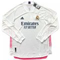 Real Madrid Home Long Sleeve Fan Jersey 2020/21 Vini Jr. 20