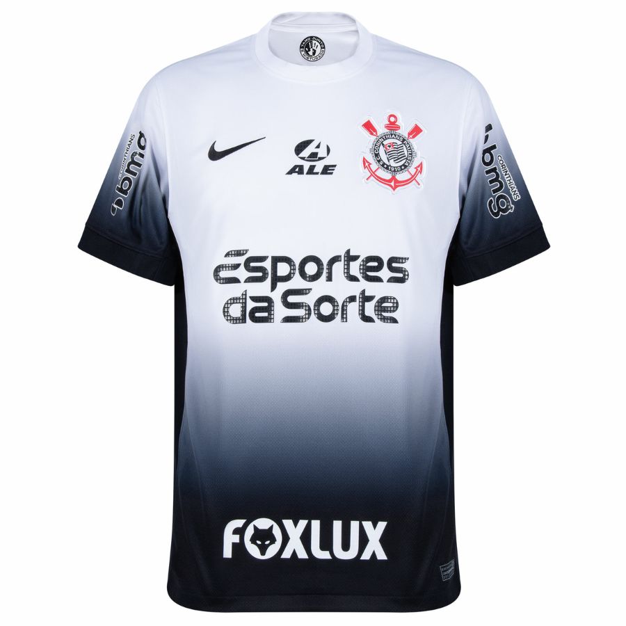 Corinthians Home Fan Jersey 2024/25 Full Sponsor (Official Printing)