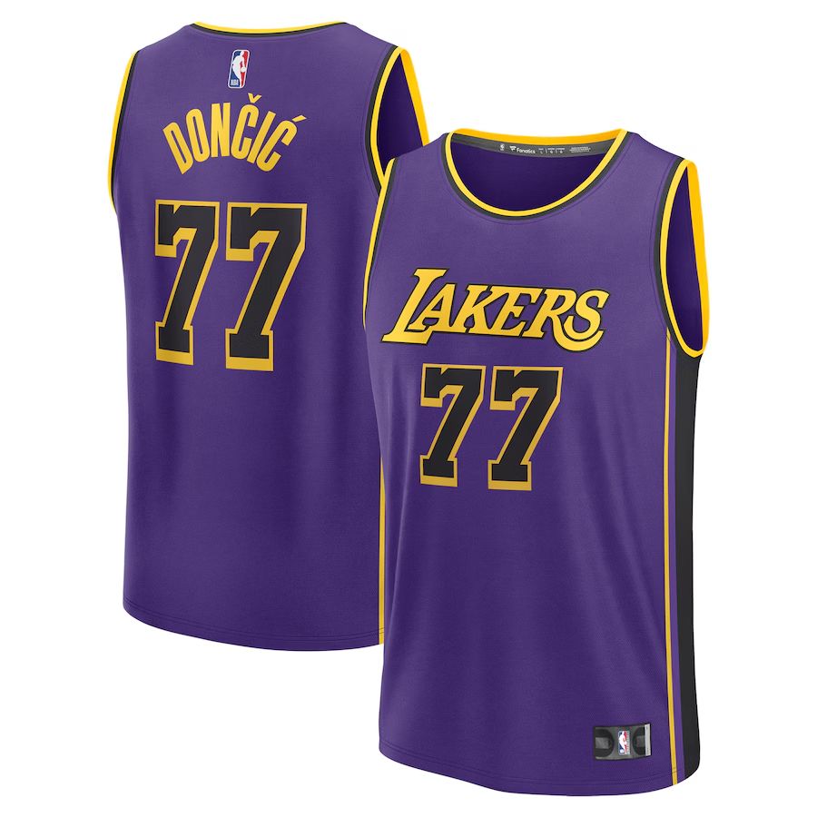Luka Dončić Los Angeles Lakers Nike Unisex Swingman Jersey – Icon Edition – Purple