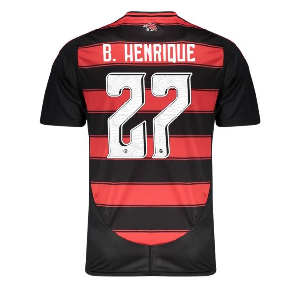 Flamengo B. HENRIQUE 27 Home Fan Jersey 2025/26