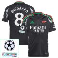 Arsenal Away Fan Jersey 2024/25 Patches UCL UEFA Foundation (Official Printing)