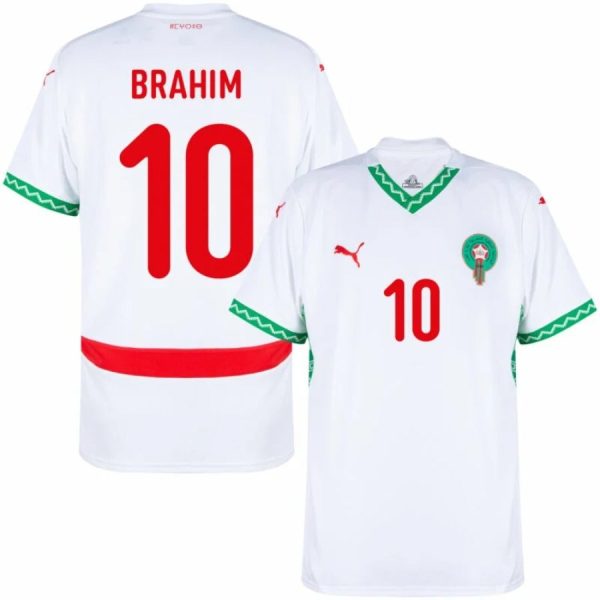 Marocco Brahim 10 Away Fan Jersey 2025/26