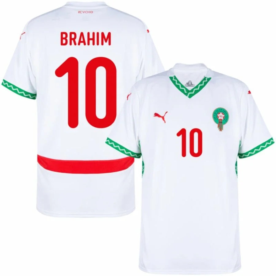 Marocco Brahim 10 Away Fan Jersey 2025/26