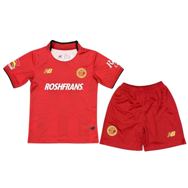 Kids Kit Deportivo Toluca Home Fan Jersey 2025/26