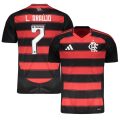 Flamengo L.Araujo 7 Home Fan Jersey 2025/26