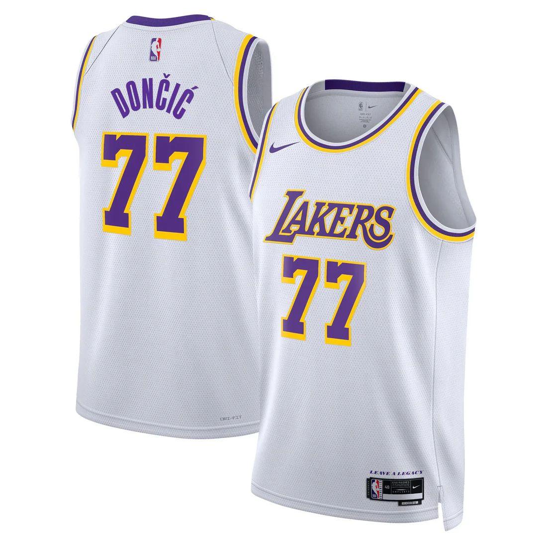 Luka Dončić – Los Angeles Lakers Association Edition 2024 NBA Jersey – White – Unisex
