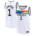 Anthony Edwards Minnesota Timberwolves Unisex 2023 Fastbreak NBA Jersey – City Edition – White