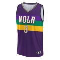 CJ McCollum New Orleans Pelicans Unisex 2023 Fastbreak NBA Jersey – City Edition – Purple