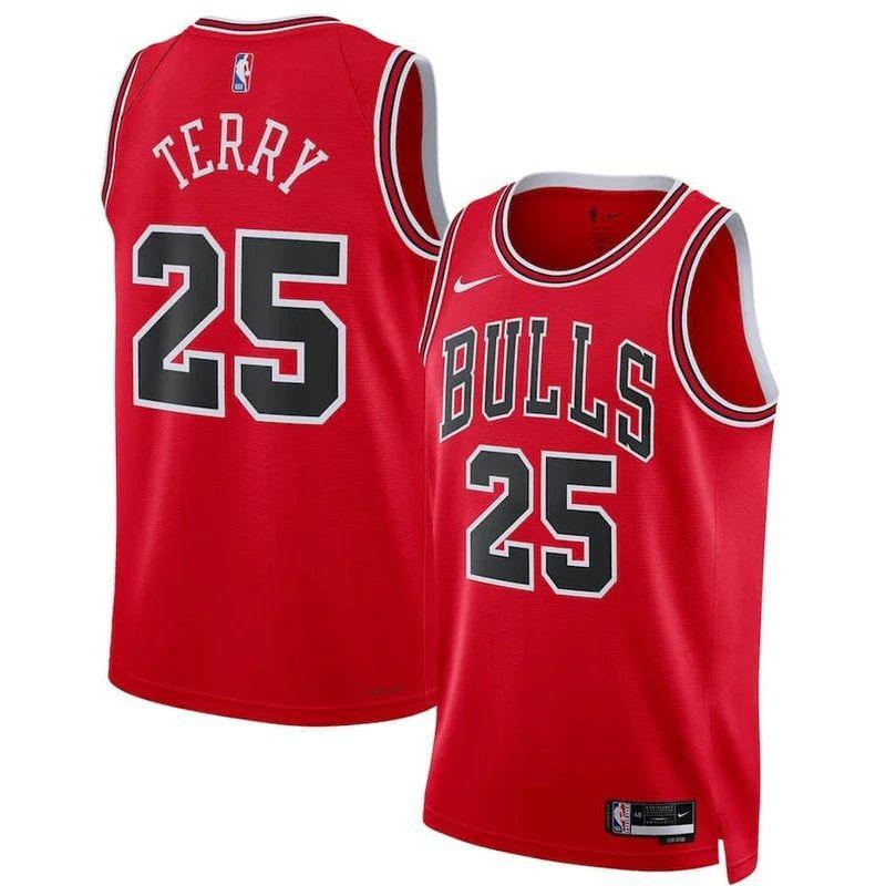 Dalen Terry Chicago Bulls Unisex 2022 NBA Jersey – Icon Edition – Red
