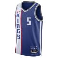 De’Aaron Fox Sacramento Kings Unisex 23/24 NBA Jersey – Blue – City Edition