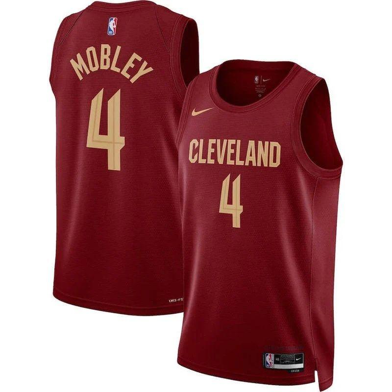Evan Mobley Cleveland Cavaliers 22/23 NBA Jersey Wine – Icon Edition