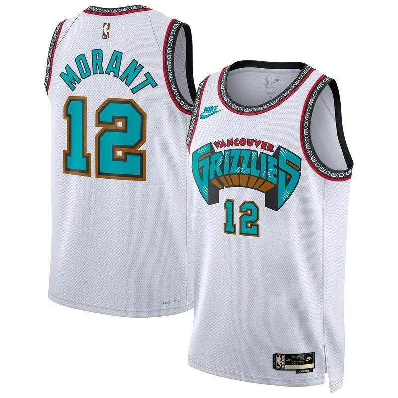 Ja Morant Memphis Grizzlies Unisex 2024/25 NBA Jersey – White – Classic Edition