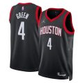 Jalen Green Houston Rockets 2023 Statement Edition Oro NBA Jersey – Black