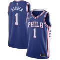 James Harden Philadelphia 76ers 20222 NBA Jersey – Icon Edition – Royal
