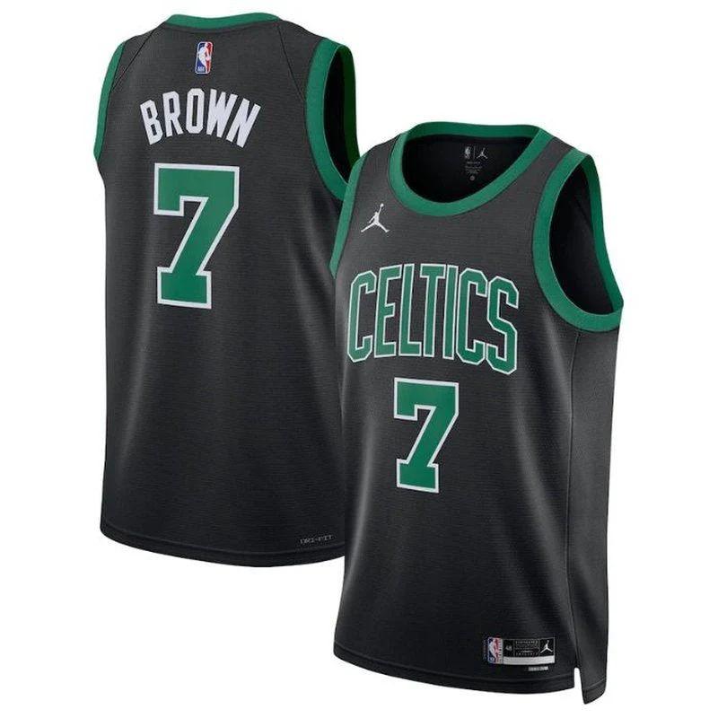 Jaylen Brown Boston Celtics Unisex 2023 Statement Edition NBA Jersey – Black