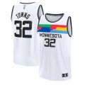 Karl-Anthony Towns Minnesota Timberwolves Unisex 2023 Fastbreak NBA Jersey – City Edition – White
