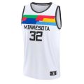 Karl-Anthony Towns Minnesota Timberwolves Unisex 2023 Fastbreak NBA Jersey – City Edition – White