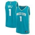 LaMelo Ball Charlotte Hornets Fanatics Branded unisex 23/24 Fast Break NBA Jersey – Teal – City Edition