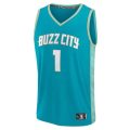 LaMelo Ball Charlotte Hornets Fanatics Branded unisex 23/24 Fast Break NBA Jersey – Teal – City Edition