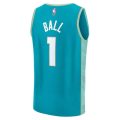 LaMelo Ball Charlotte Hornets Fanatics Branded unisex 23/24 Fast Break NBA Jersey – Teal – City Edition