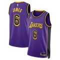 LeBron James Los Angeles Lakers 2023 Statement Edition NBA Jersey – Purple