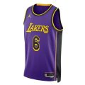 LeBron James Los Angeles Lakers 2023 Statement Edition NBA Jersey – Purple