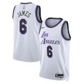 LeBron James Los Angeles Lakers Unisex 2023 NBA Jersey – City Edition – White
