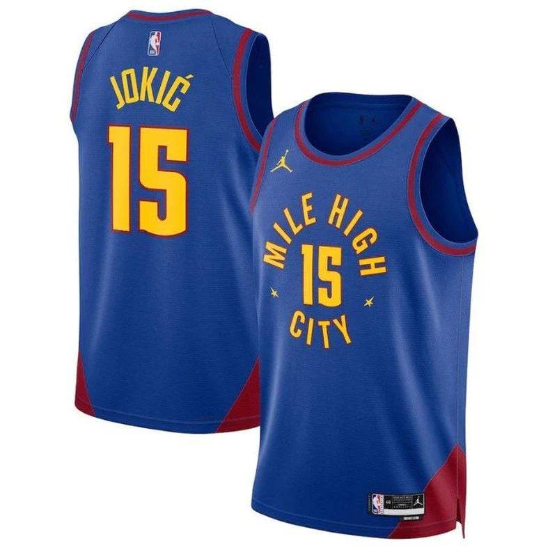 Nikola Jokic Denver Nuggets Unisex 2023 Statement Edition NBA Jersey – Blue