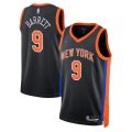 RJ Barrett New York Knicks Unisex 2023 NBA Jersey – City Edition – Black