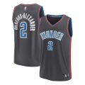Shai Gilgeous-Alexander Oklahoma City Thunder 2023 Fastbreak Unisex NBA Jersey – City Edition – Anthracite