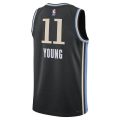 Trae Young Atlanta Hawks Unisex 23/24 NBA Jersey – Black – City Edition