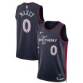 Tyrese Maxey Philadelphia 76ers Unisex 23/24 NBA Jersey – Navy – City Edition