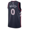 Tyrese Maxey Philadelphia 76ers Unisex 23/24 NBA Jersey – Navy – City Edition
