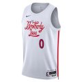 Tyrese Maxey Philadelphia 76ers Unisex 2023 NBA Jersey – City Edition – White