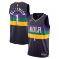 Zion Williamson New Orleans Pelicans Unisex 2023 NBA Jersey – City Edition – Purple
