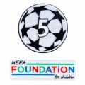 Barcelona Home 2024/25 Patches UCL UEFA Foundation (Official Printing)