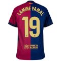 Barcelona Home 2024/25 Patches UCL UEFA Foundation (Official Printing)
