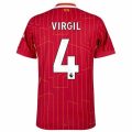Liverpool Home 2024/25 Patches UCL UEFA Foundation (Official Printing)