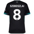 Liverpool Szoboszlai 8 Away 2024/25 Patches UCL UEFA Foundation (Official Printing)