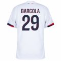 Paris Saint-Germain Barcola 29 Fan Jersey Away 2024/25 Patches UCL UEFA Foundation (Official Printing)
