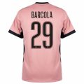 Paris Saint-Germain Barcola 29 Fan Jersey Third Jordan 2023/24 Patches UCL UEFA Foundation (Official Printing)