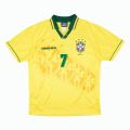 Brazil Home Bebeto 7 Retro Jersey 1994