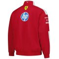 Scuderia Ferrari Puma F1 2025 Oversized Full-Zip Jacket – Dark Red