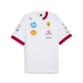 Scuderia Ferrari 2025 Team Oversized T-Shirt – White Formula 1 F1 Formula One