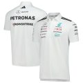 Mercedes-AMG Petronas F1 Team Adidas Wear Polo – White Formula 1 F1 Formula One