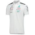 Mercedes-AMG Petronas F1 Team Adidas Wear Polo – White Formula 1 F1 Formula One