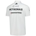 Mercedes-AMG Petronas F1 Team Adidas Wear Polo – White Formula 1 F1 Formula One